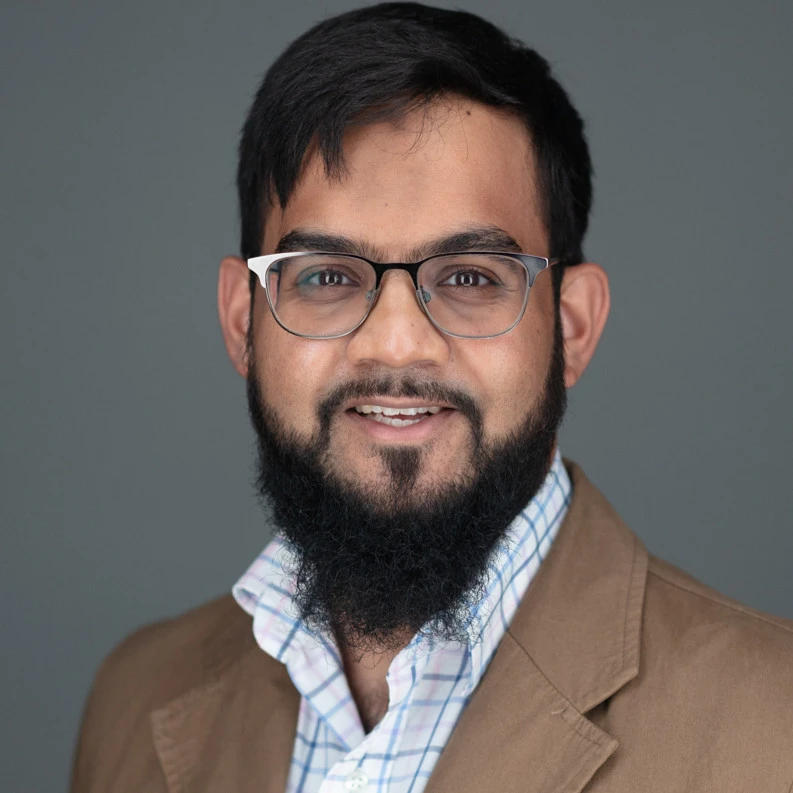 Mohammad Zahid, PhD Headshot
